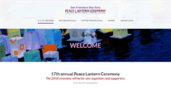 Desktop Screenshot of peacelanterns.org