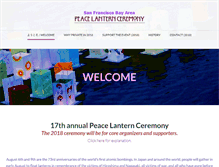 Tablet Screenshot of peacelanterns.org